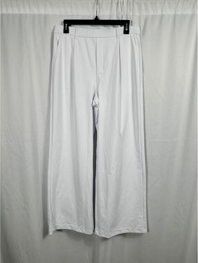 Halara White Wide Leg Activewear Pants Size Large